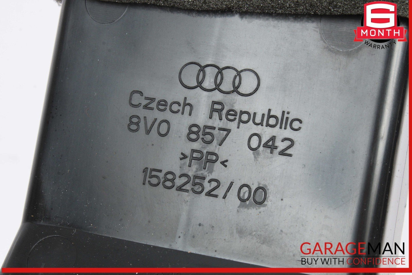 17-20 Audi A3 S3 Rear Center Console AC A/C Heater Air Vent Panel 8V0857042 OEM
