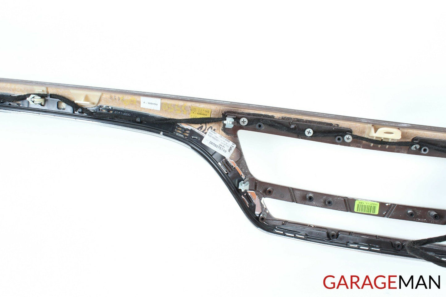 07-09 MERCEDES W221 S550 CENTER DASHBOARD DASH TRIM BEZEL COVER PANEL WOOD OEM