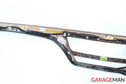 07-09 MERCEDES W221 S550 CENTER DASHBOARD DASH TRIM BEZEL COVER PANEL WOOD OEM