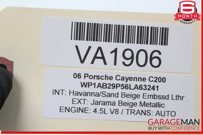 03-06 Porsche Cayenne 955 Comfort Control Module Unit 7L0959933C OEM