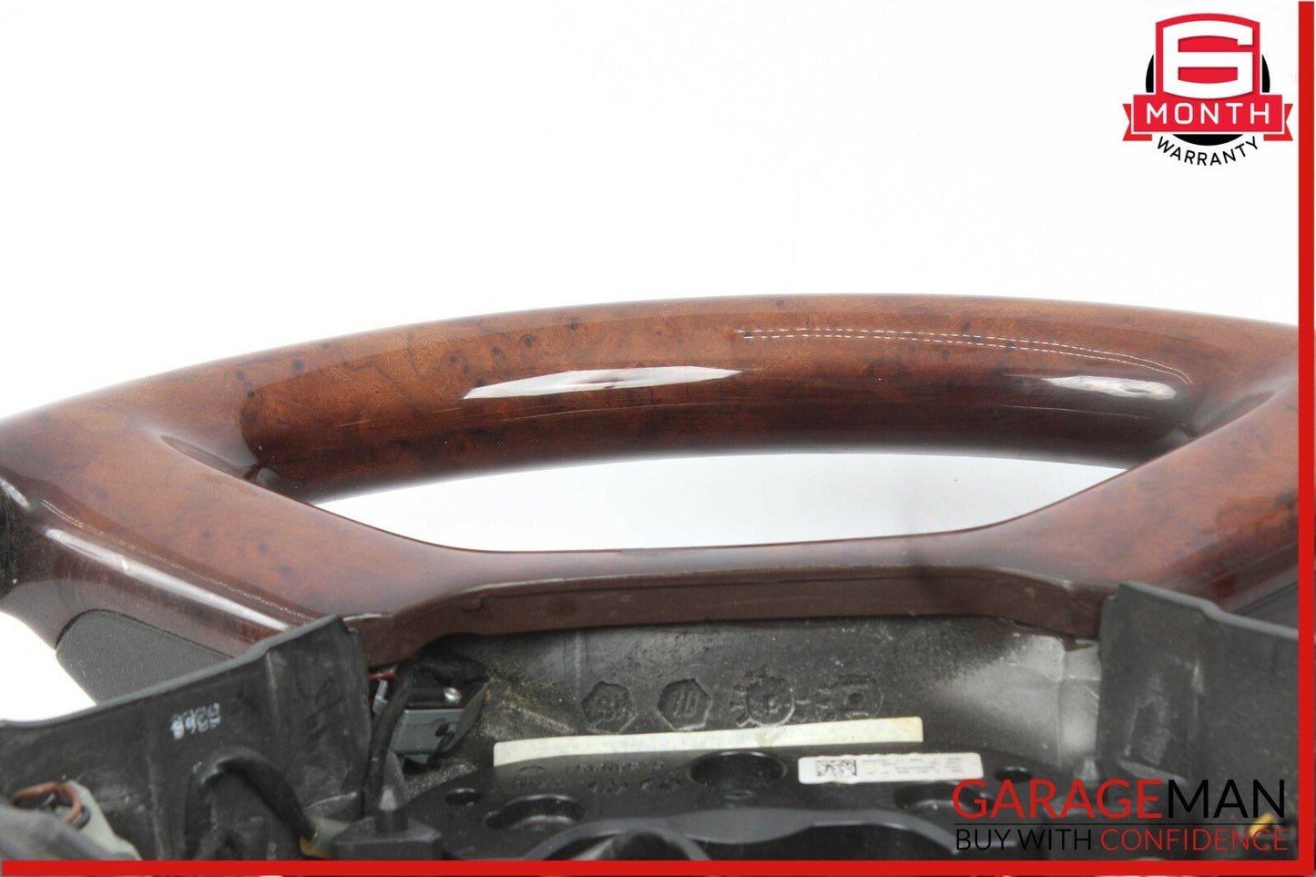 10-14 Mercedes W221 S550 CL550 Steering Wheel Wood Trim Black w/ Paddle Shifters
