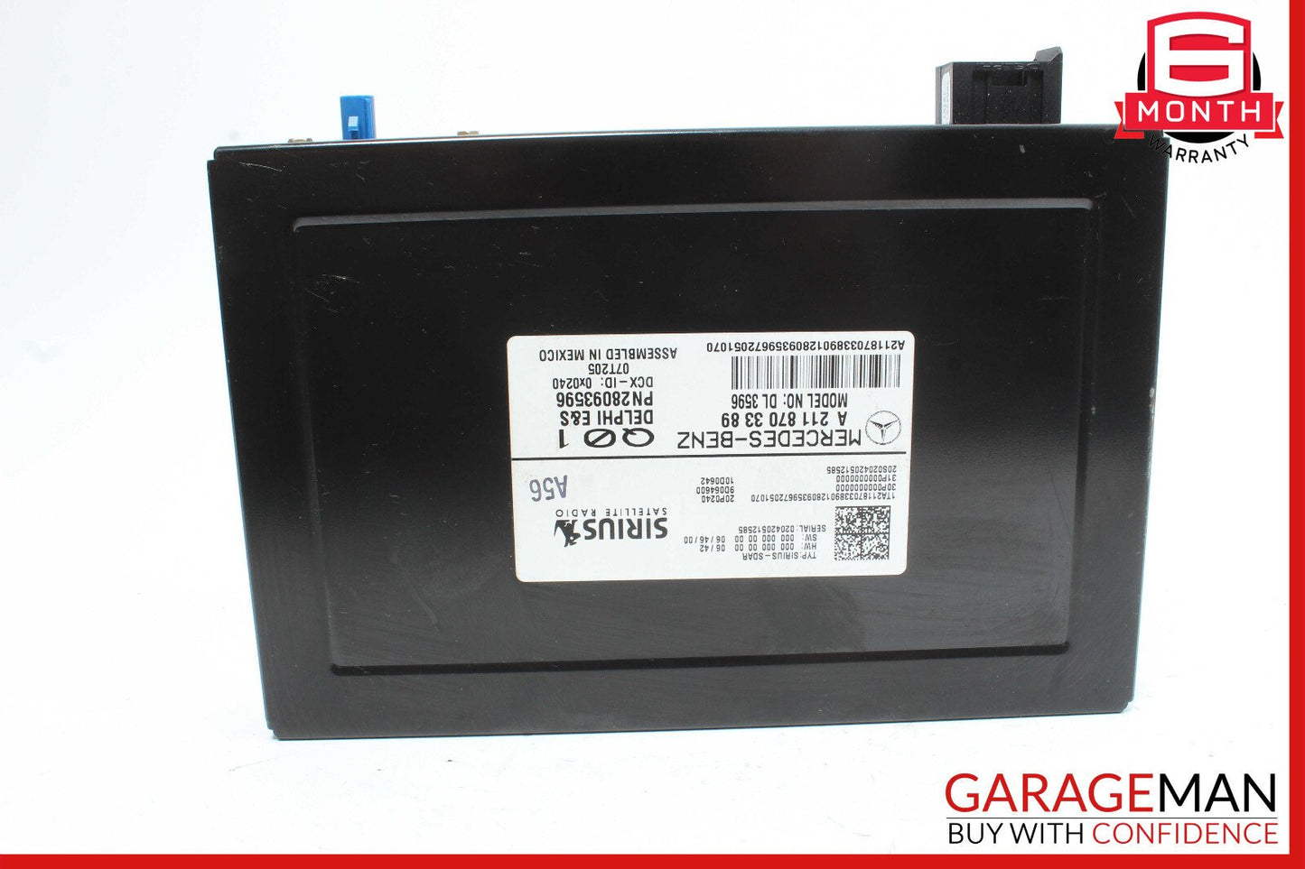 03-09 Mercedes W211 E550 CLK350 CL550 Sirius Satellite Radio Receiver OEM