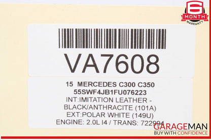15-20 Mercedes W205 C300 GLC43 Front Left Side Seat Control Switch Module Unit