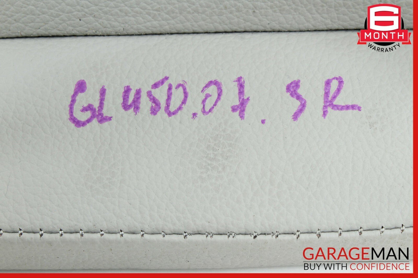 07-12 Mercedes X164 GL450 Rear Right / Left 3rd Row Seat Headrest Head Rest Gray