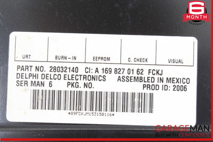 03-09 Mercedes W203 C350 Sport Sirius Satellite Radio Receiver 1698270162 OEM