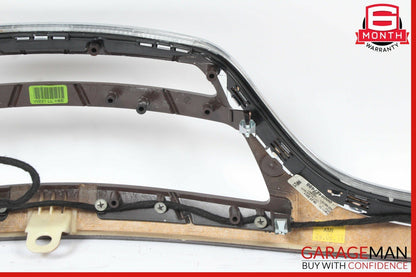 07-13 Mercedes W221 S550 S500 Dashboard Center Trim Molding Cover Panel Wood