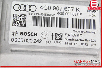 12-18 Audi A6 A7 Yaw Rate Accelerator Stability Speed Control Sensor 4G0907637K