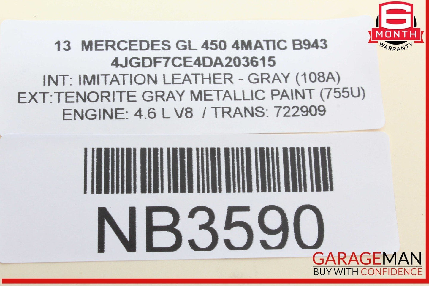 13-16 Mercedes X166 GL450 4MATIC Instrument Speedometer Cluster OEM