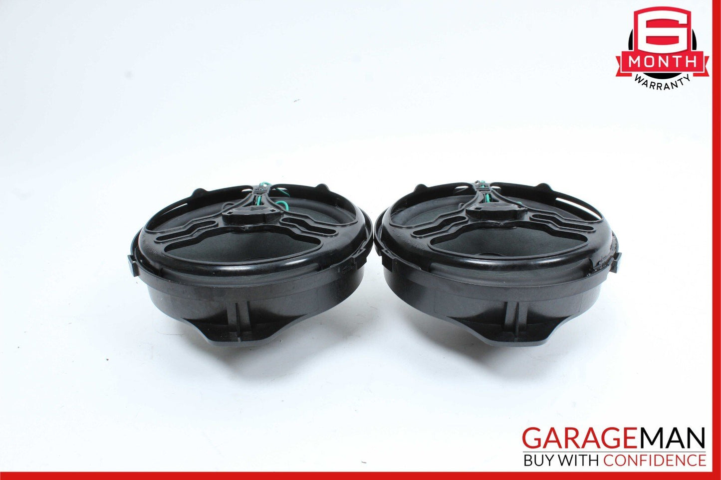 08-15 Mercedes W204 C300 Rear Right & Left Door Sound Speakers Set of 2 OEM