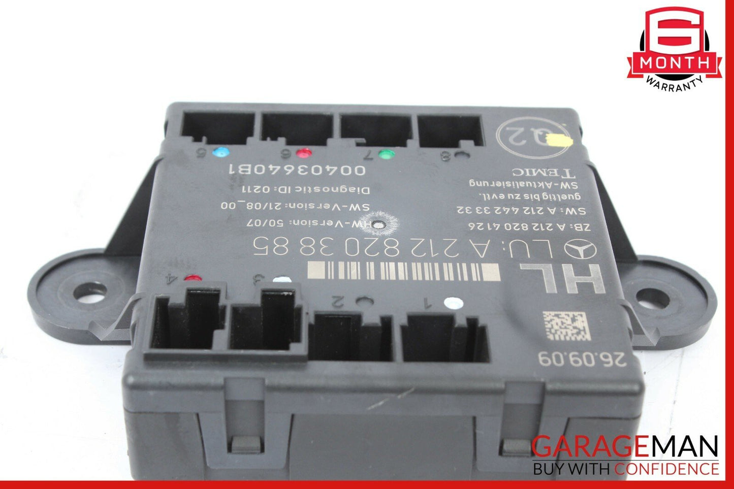 08-15 Mercedes W204 C300 C350 Rear Left Side Door Control Module 2128203885 OEM