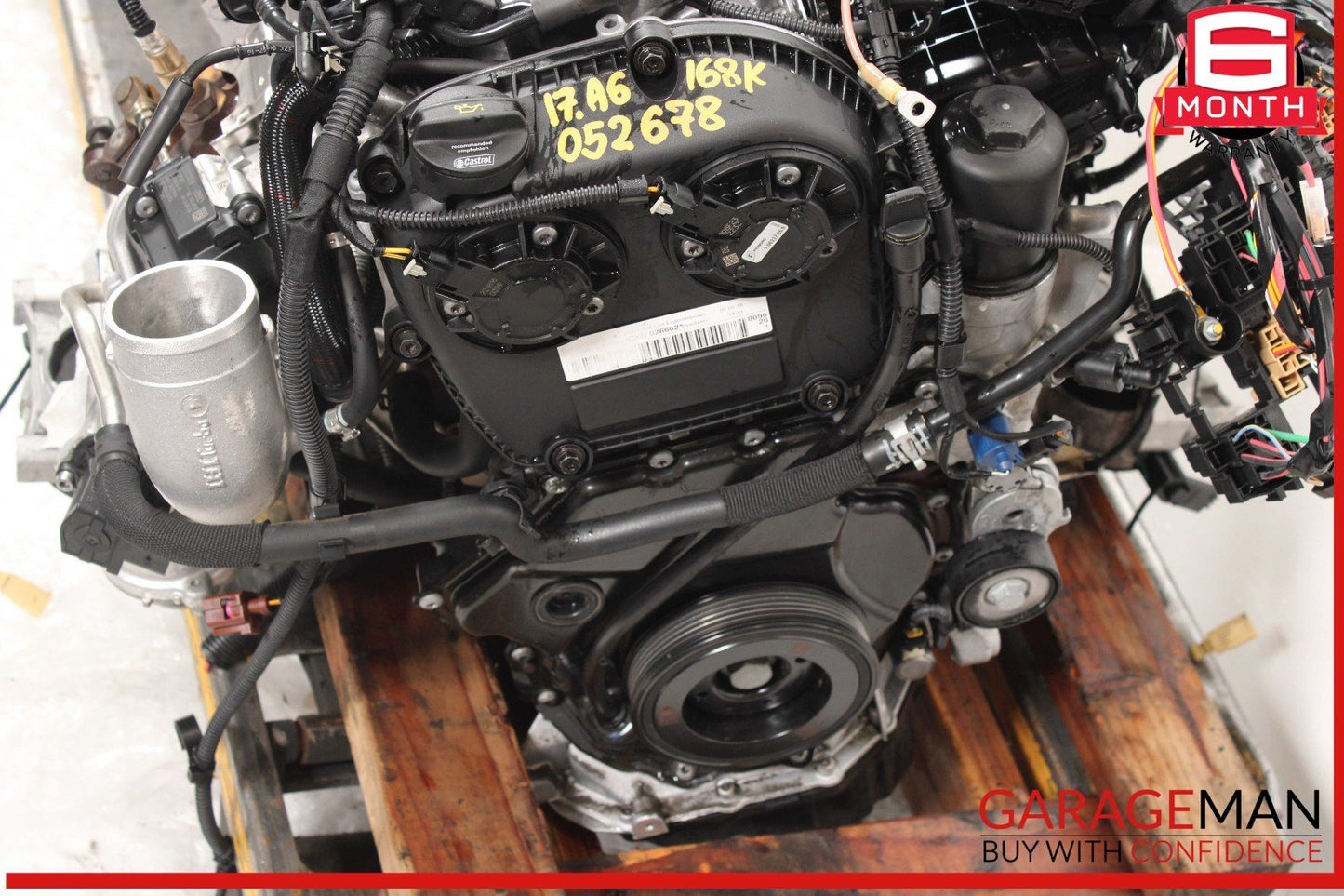 16-18 Audi A6 2.0L Engine Motor Assembly AWD OEM 168k