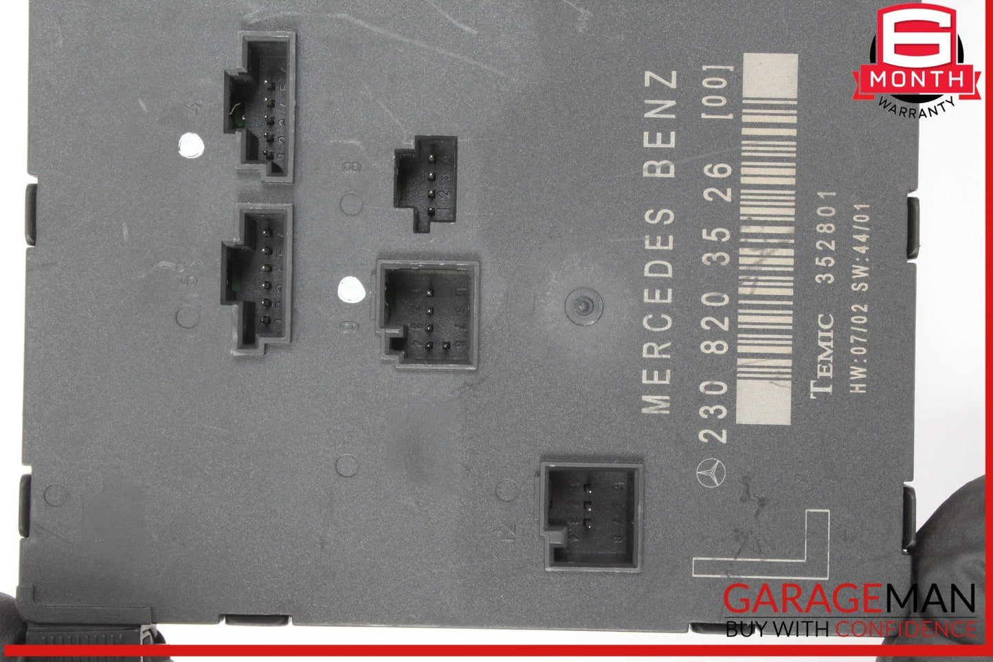03-12 Mercedes R230 SL500 SL55 AMG Front Left Door Control Module 2308203526 OEM