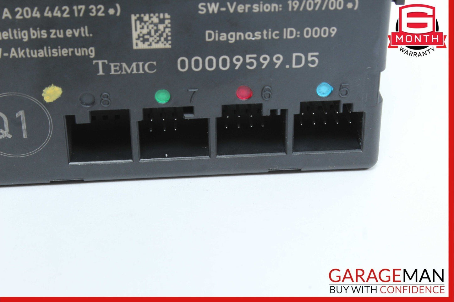 08-18 Mercedes W204 C300 C250 E400 Front Right Side Door Control Module OEM