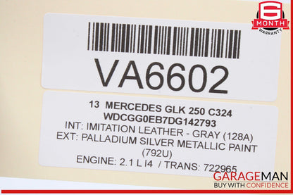 12-14 Mercedes X204 GLK250 C250 Sirius Satellite Radio Receiver 2128706489 OEM