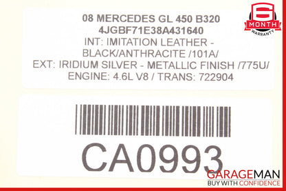 06-08 Mercedes X164 GL450 ML500 Instrument Speedometer Cluster OEM