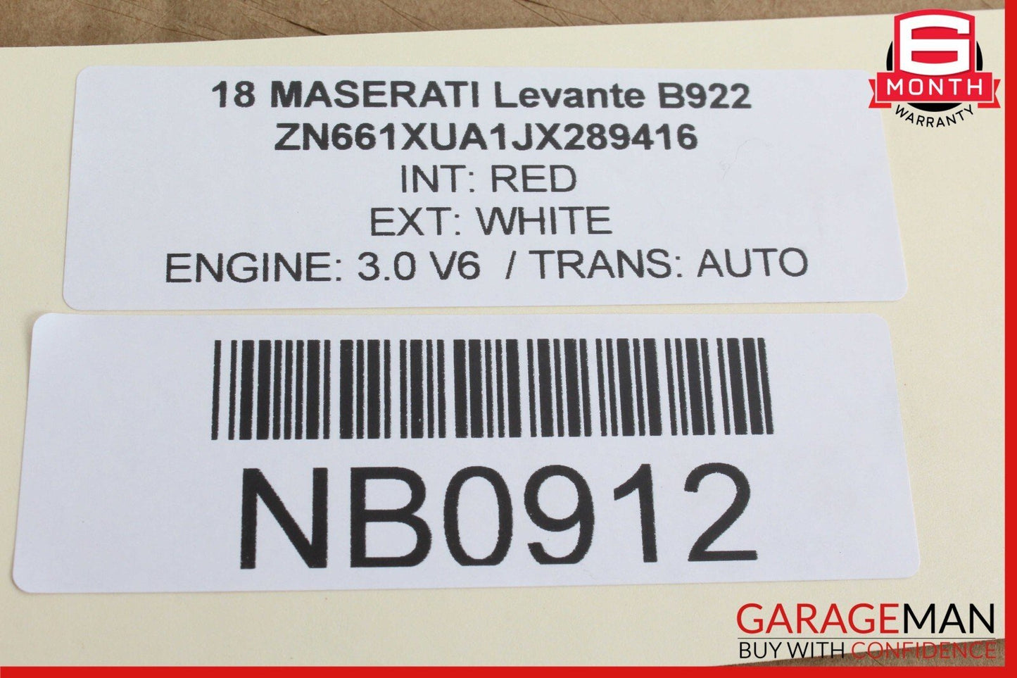 17-20 Maserati Levante S M161 Front or Rear Right Side Exterior Door Handle OEM