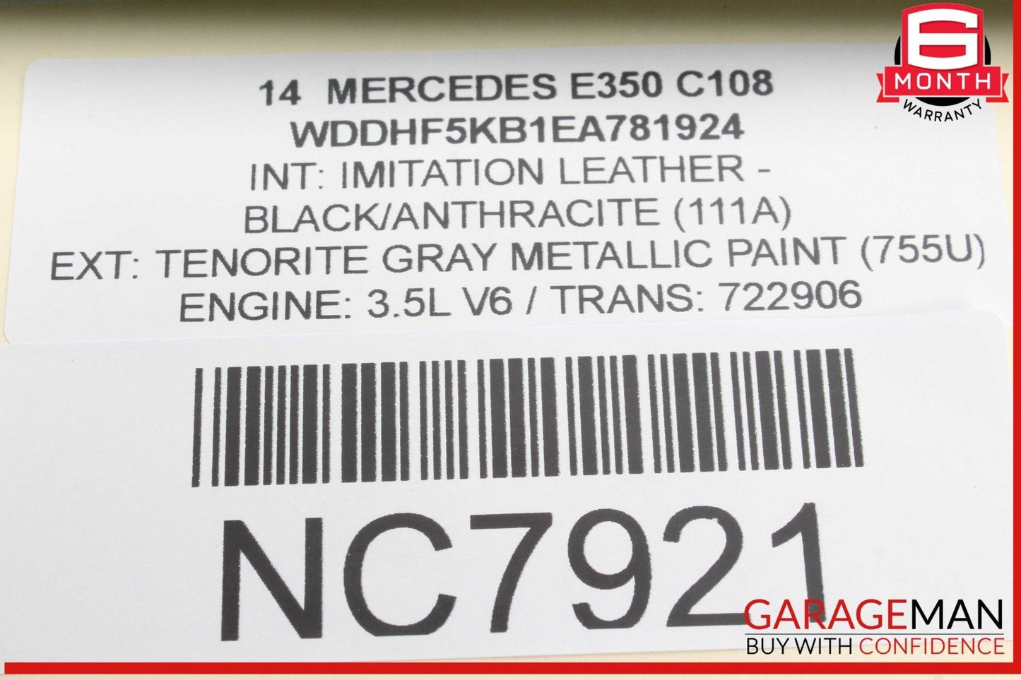 08-18 Mercedes W212 E350 C300 Front Left Side Door Control Module Unit OEM