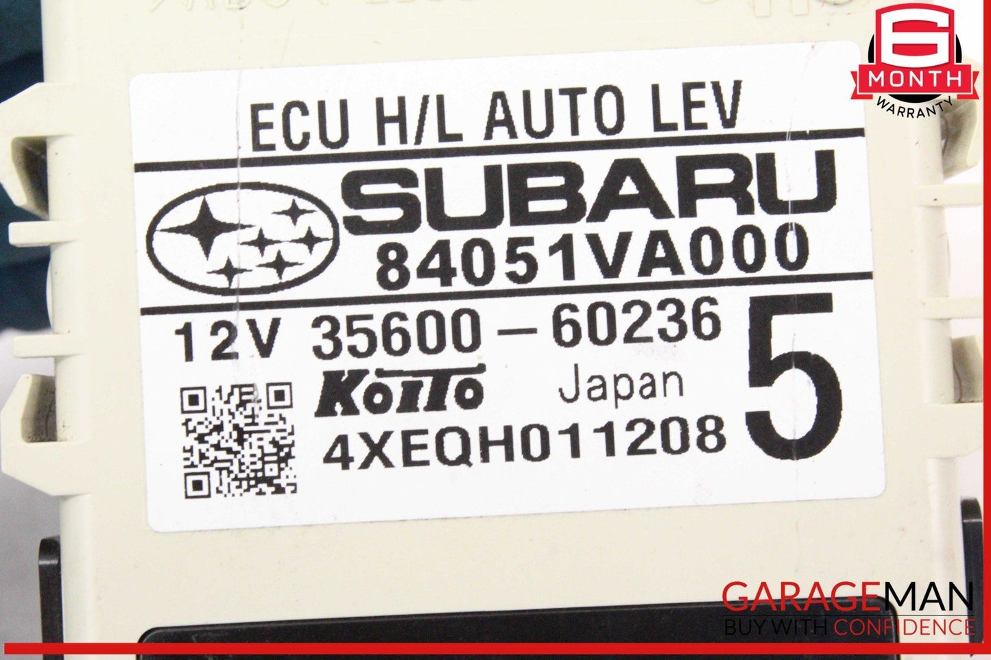 15-21 Subaru WRX Head Light Head Lamp Auto Level Leveling Control Module Unit
