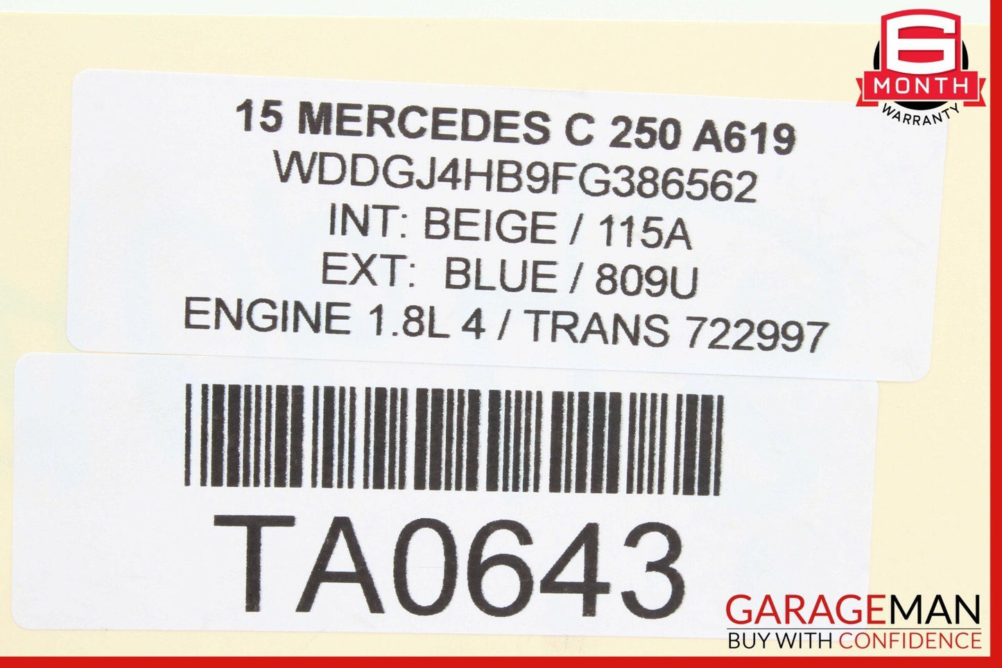 12-15 Mercedes W204 C250 Coupe Front Right Passenger Seat Adjustment Motor Unit