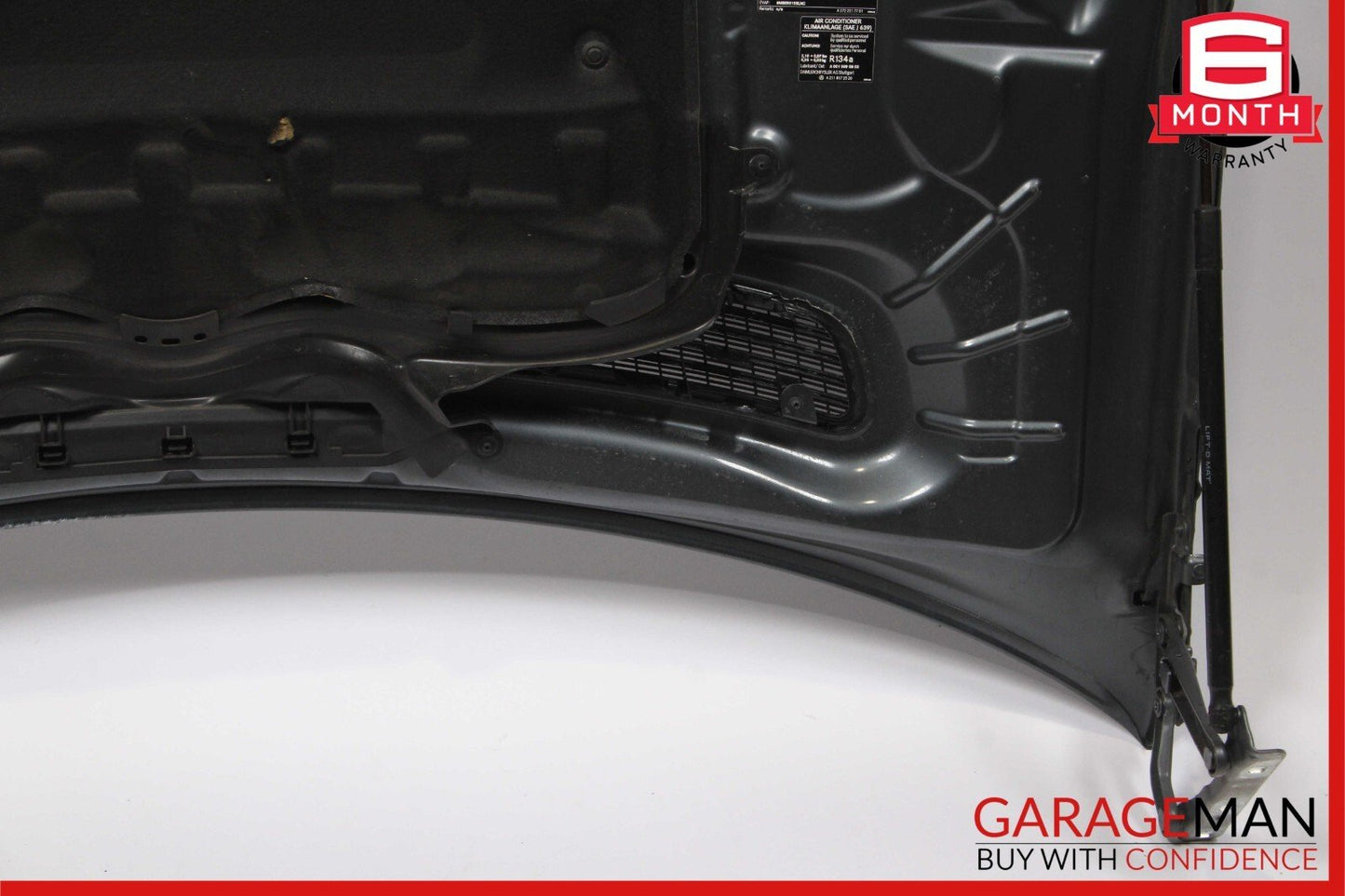 03-09 Mercedes W211 E350 E550 Front Hood Panel Bonnet Cover Assembly Flintgray
