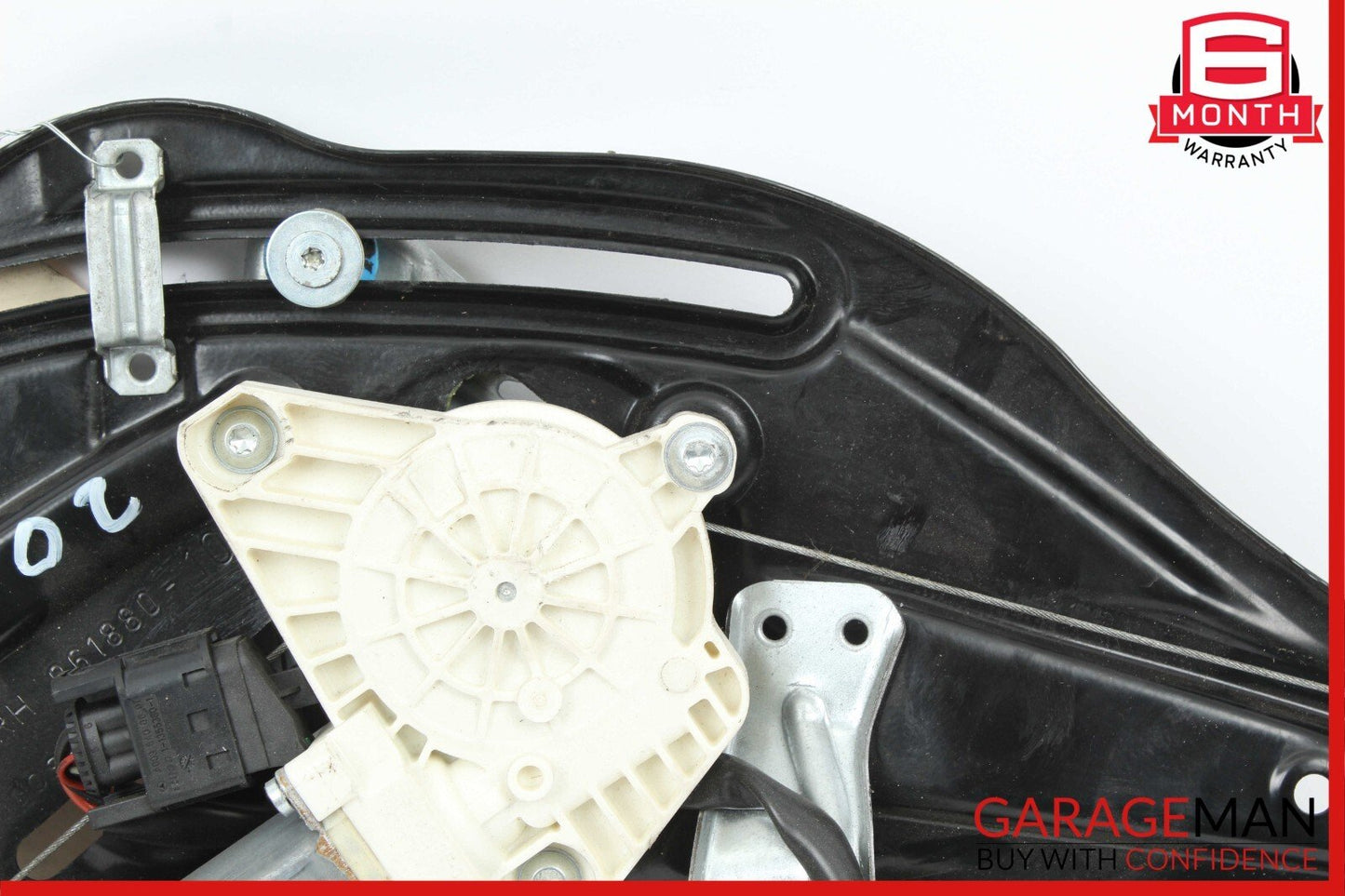 10-16 Mercedes W207 E350 Rear Right Window Regulator Motor Plate Frame Assy