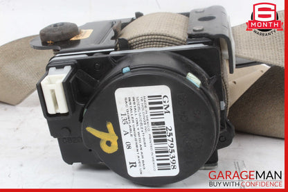 05-11 Cadillac STS Front Right Seatbelt Seat Belt Retractor Beige OEM