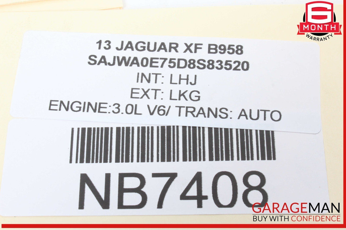 13-15 Jaguar X250 XF Rear Right or Rear Left Shock Strut Absorber DX2380CA OEM