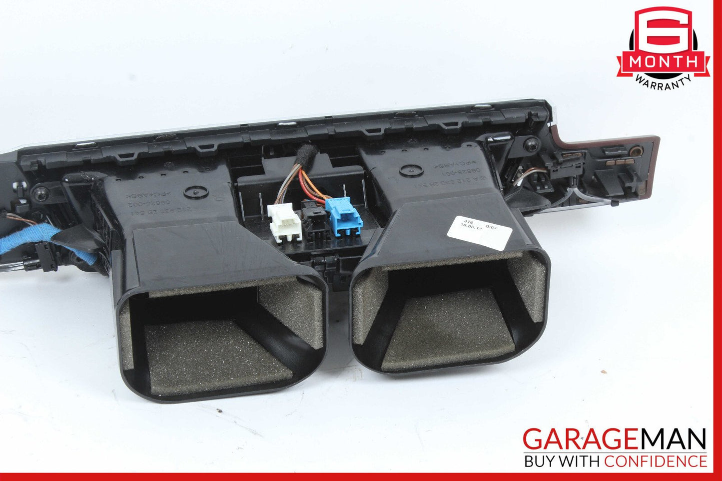 10-13 Mercedes W212 E350 Center Dashboard Dash Trim Molding Wood OEM