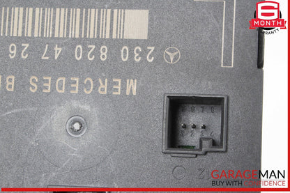 03-12 Mercedes R230 SL500 SL55 AMG Front Left Door Control Module 2308204726 OEM