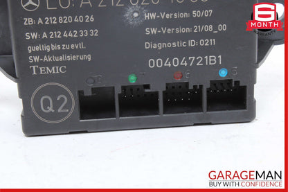 08-14 Mercedes W212 E350 C350 Rear Right Side Door Control Module OEM