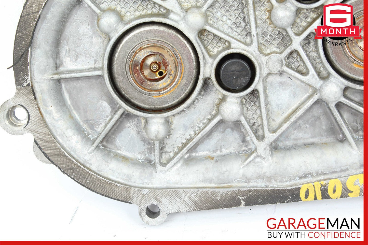 05-13 Mercedes W221 S550 Front Left Side Engine Timing Chain Cover Plate OEM