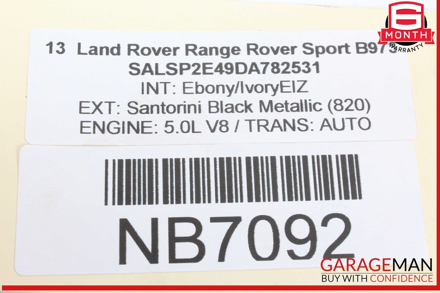 10-13 Land Rover Range Rover Sport AC A/C Air Conditioning Compressor OEM