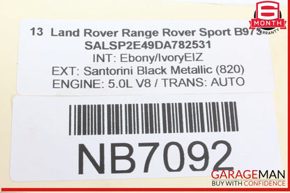 10-13 Land Rover Range Rover Sport AC A/C Air Conditioning Compressor OEM