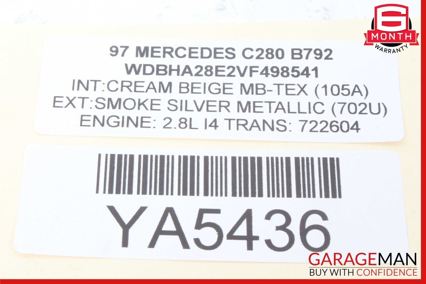 94-00 Mercedes W202 C280 Rear Right or Left Suspension Lower Control Arm OEM