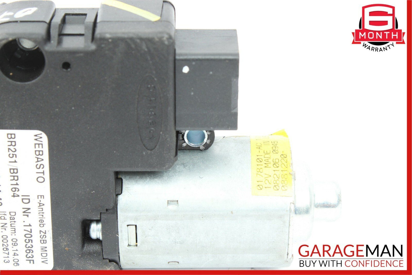 06-12 Mercedes W251 R350 ML450 Panoramic Sunroof Sun Roof Motor 1648201442 OEM