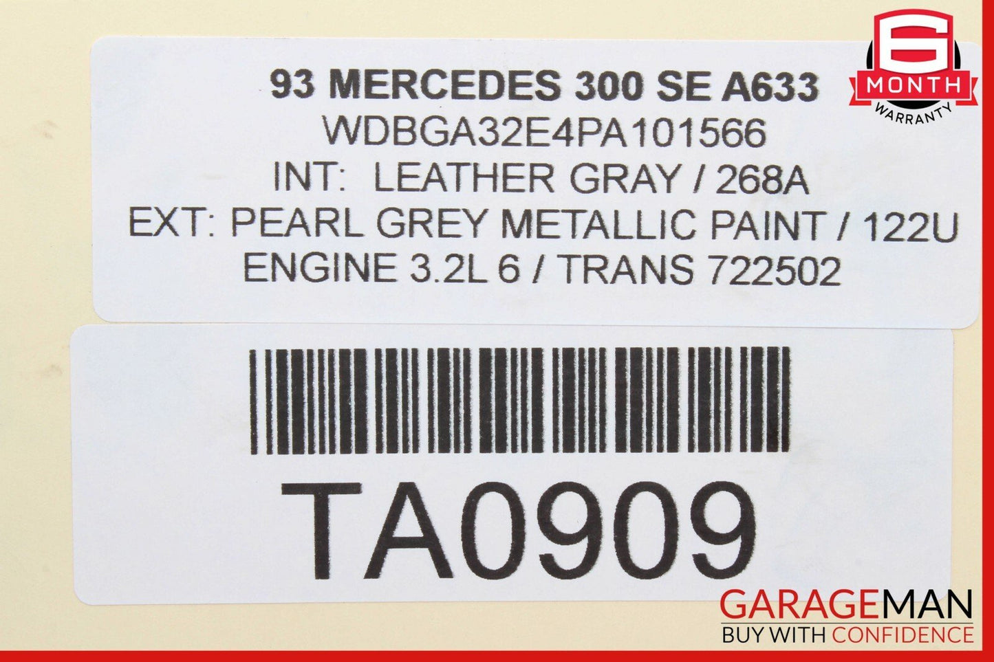 92-93 Mercedes W140 300SE Idle Cruise Control Module Unit 1405456832 OEM