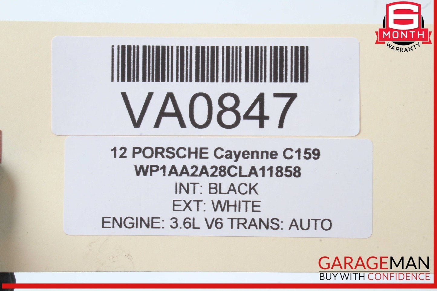 11-18 Porsche Cayenne 958 Rear Right Passenger Side Door Lock Latch Actuator