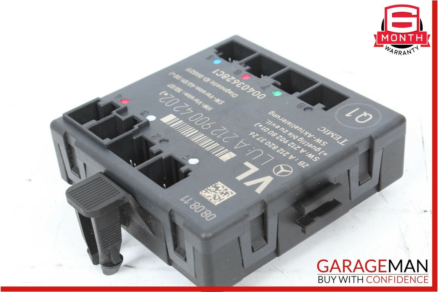 08-15 Mercedes W204 C250 Front Left Driver Side Door Controller Module Unit