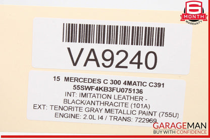 15-22 Mercedes W205 C300 4MATIC Voltage Converter Control Module Unit OEM