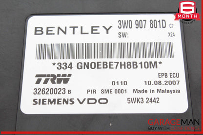 03-14 Bentley Continental GTC Electronic Parking Brake Control Module Unit OEM