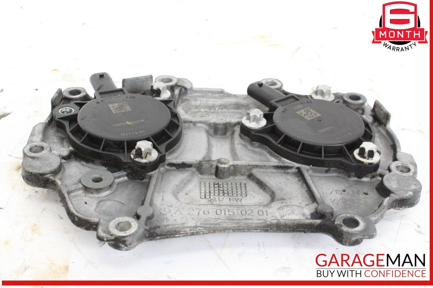 12-18 Mercedes W221 S550 Front Right or Left Engine Timing Chain Cover Plate OEM