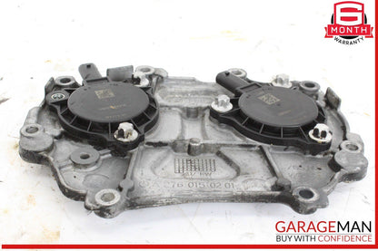 12-18 Mercedes W221 S550 Front Right or Left Engine Timing Chain Cover Plate OEM