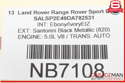 10-13 Land Rover Range Rover Sport Rear Right Side Bumper Mounting Bracket OEM