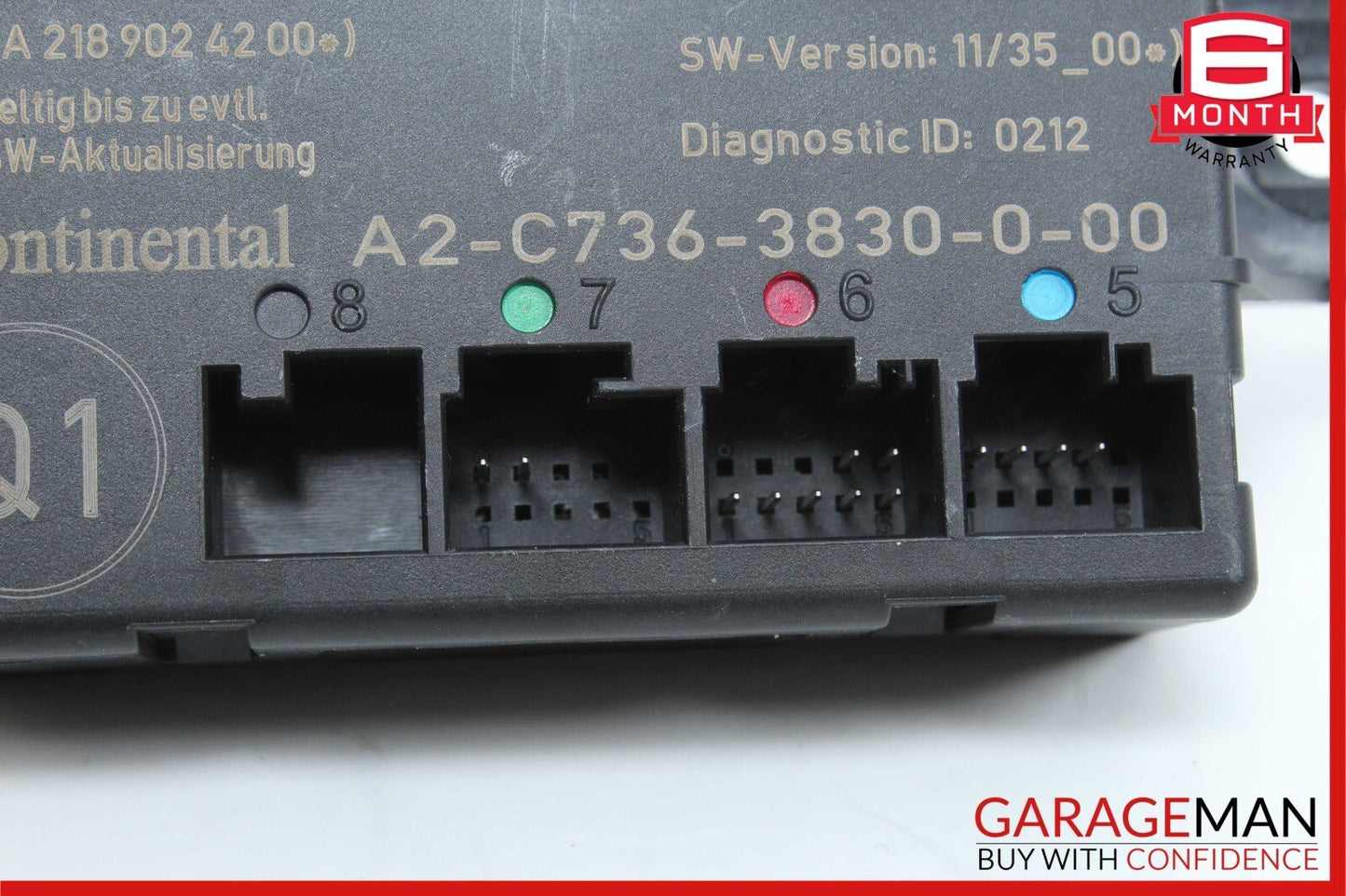 08-18 Mercedes CLS400 E350 CLS550 C250 Rear Left Side Door Control Module Unit
