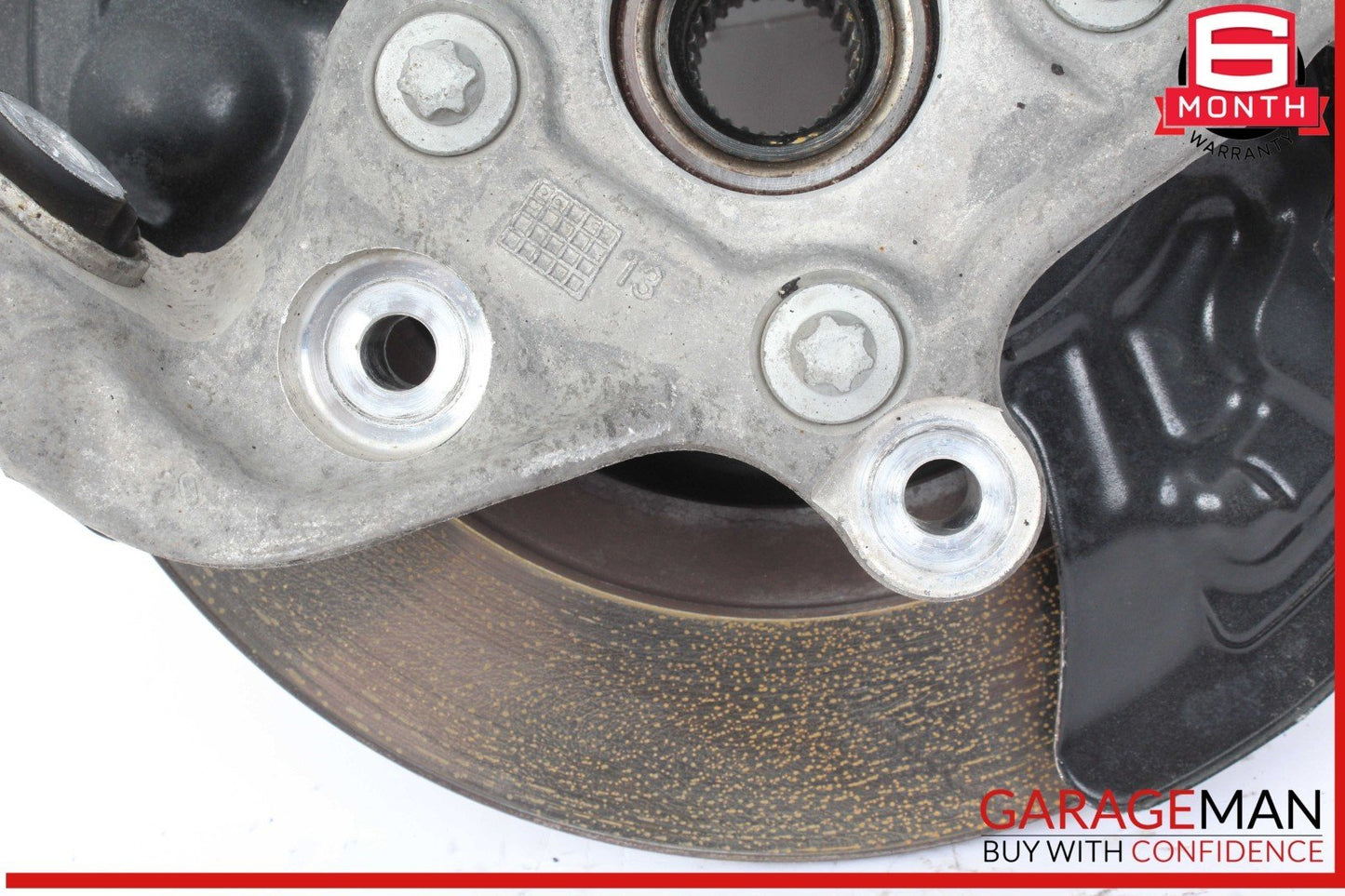 14-19 Mercedes W117 CLA250 Rear Right Side Spindle Knuckle w/ Rotor Disc OEM