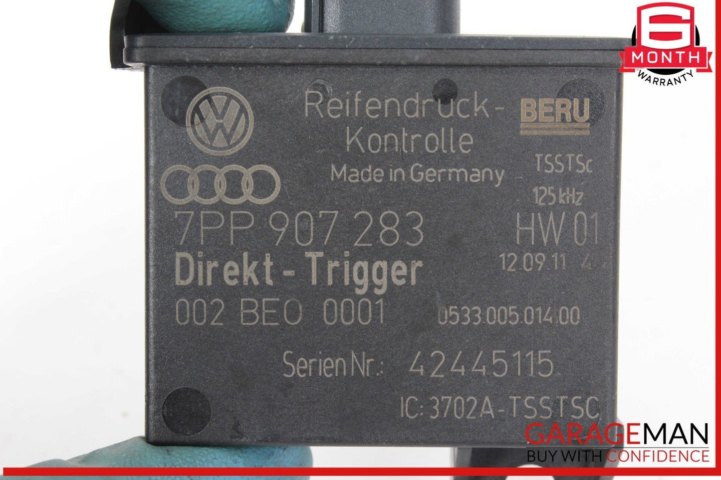 10-18 Porsche Panamera 970 Tire Pressure Monitoring System TPMS Control Module