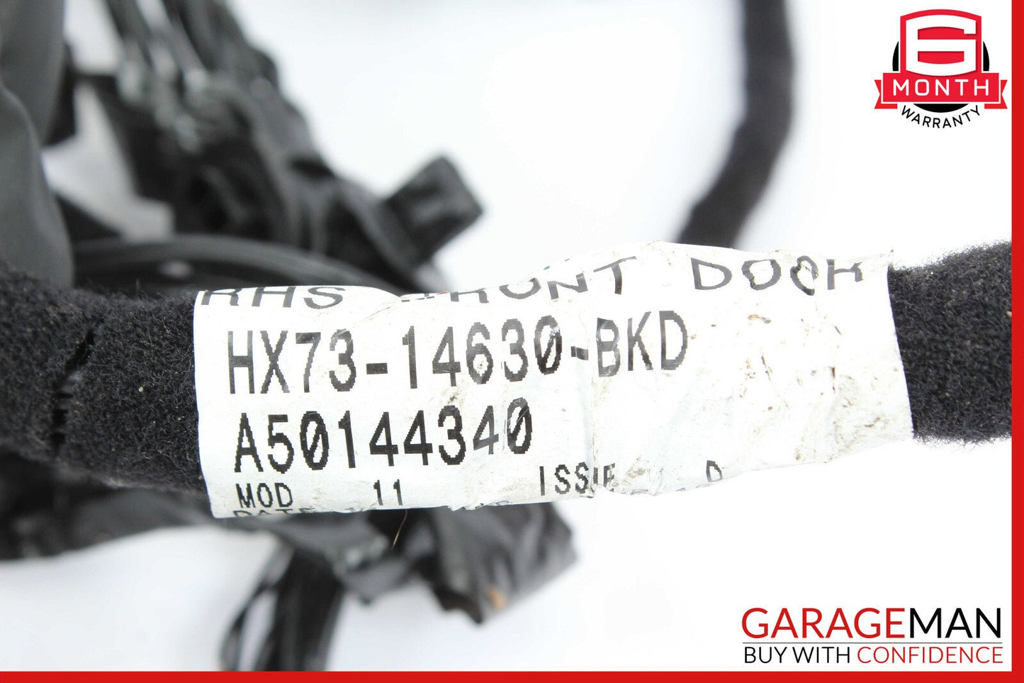 17-19 Jaguar XE Front Right Passenger Side Door Harness Wire Wiring OEM
