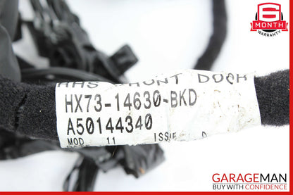 17-19 Jaguar XE Front Right Passenger Side Door Harness Wire Wiring OEM