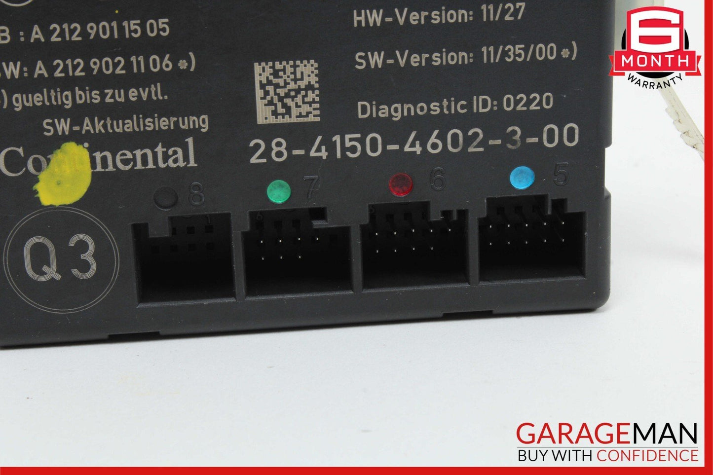 08-18 Mercedes W204 C250 C300 SLK250 Front Right Side Door Control Module Unit O