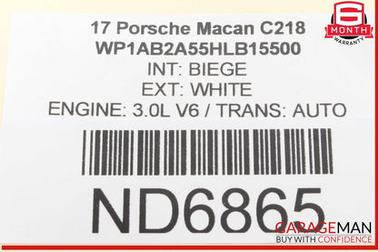 15-24 Porsche Macan 95B Headlight Head Light Control Switch 7P5941531G OEM